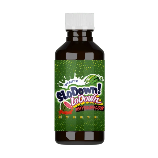 Slowdown_watermelon SloDown LoDown Watermelon THC Syrup