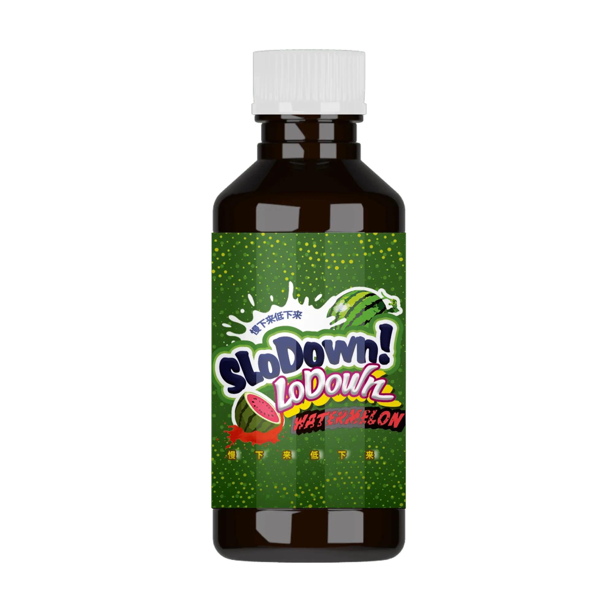 Slowdown_watermelon SloDown LoDown Watermelon THC Syrup